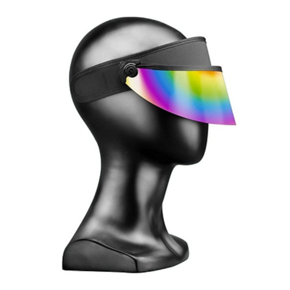 Blocks 99% UVA/UVB rays | Bluestone Sun Shields - Shorty Lux Rainbow - Picture 5 of 16